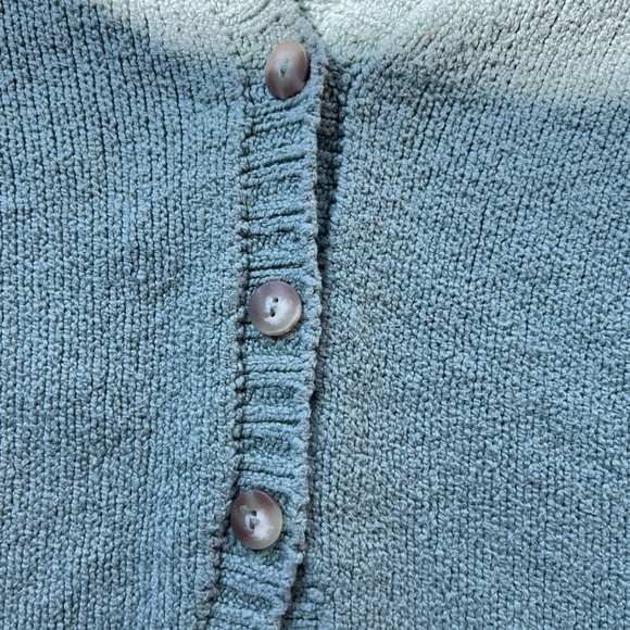 Abercrombie & Fitch Sage Green V-Neck Button Cardigan - Picture 3 of 9